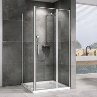 Душевой уголок Abber Sonnenstrand AG04100S-S70 70x100, профиль хром, стекло прозрачное