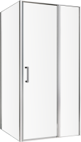 Душевой уголок Abber Sonnenstrand AG04100S-S70 70x100, профиль хром, стекло прозрачное