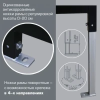Инсталляция для унитаза Esbano Fram крепление к полу и стене, с регулировкой по высоте