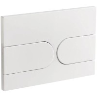 Кнопка смыва для унитаза Veconi Flush V6 пластик, цвет белый глянец