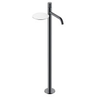 Напольный смеситель для раковины Boheme Stick 120-SGM.4 shine gun metal spirale Напольный смеситель для раковины Boheme Stick 120-SGM.4 shine gun metal spirale