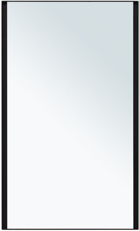 Зеркало Allen Brau Infinity 60х100 прямоугольное, с подсветкой, черное
