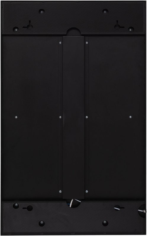 Зеркало Allen Brau Infinity 60х100 прямоугольное, с подсветкой, черное