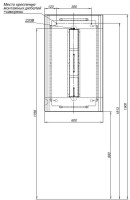 Зеркало Allen Brau Infinity 60х100 прямоугольное, с подсветкой, черное