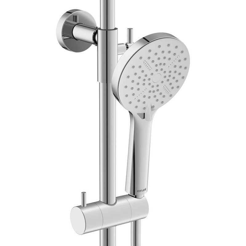 Душевая стойка Cersanit Олива (Oliva) 68981 с термостатом, хром
