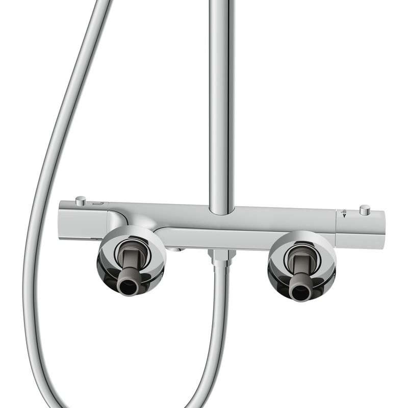 Душевая стойка Cersanit Олива (Oliva) 68981 с термостатом, хром