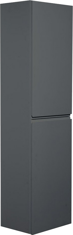 Шкаф пенал для ванной Art&Max Bianchi серый матовый