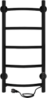 Полотенцесушитель электрический Indigo Arc Lux LCALE70-30BRRt черный муар