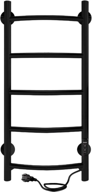 Полотенцесушитель электрический Indigo Arc Lux LCALE70-30BRRt черный муар