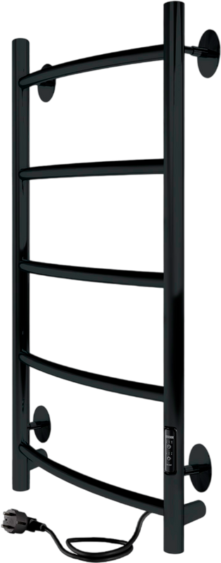Полотенцесушитель электрический Indigo Arc Lux LCALE70-30BRRt черный муар