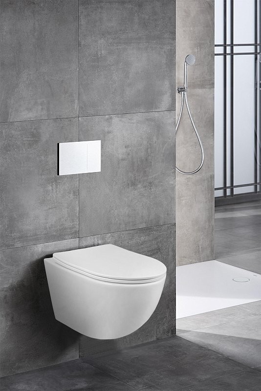 Унитаз подвесной AZARIO Trevi AZ-0093UQ3 глянцевый белый