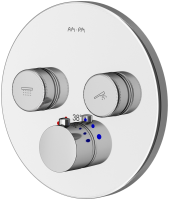 Термостатический смеситель встраиваемый AM.PM Inspire V2.0 F50A85700 для душа Термостатический смеситель встраиваемый AM.PM Inspire V2.0 F50A85700 для душа