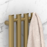 Полотенцесушитель электрический Сунержа Кантата 4.0 32-0886-1559 150x20 см, подключение слева, скрытое подключение слева, золотой шелк, I-образный