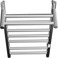 Полотенцесушитель электрический Bauedge Stil Shelf R 40х80, с полкой, нержавеющая сталь полированная