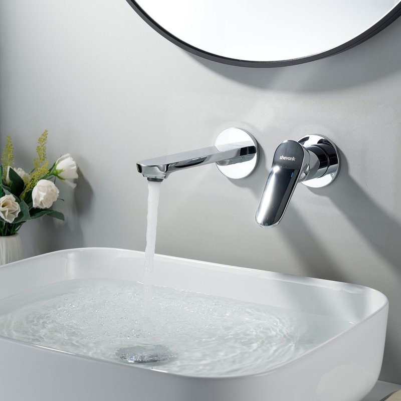 Смеситель для раковины/умывальника встраиваемый Shevanik S4341, хром