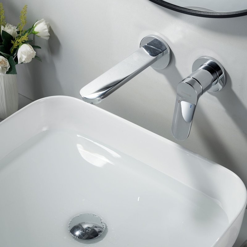 Смеситель для раковины/умывальника встраиваемый Shevanik S4341, хром