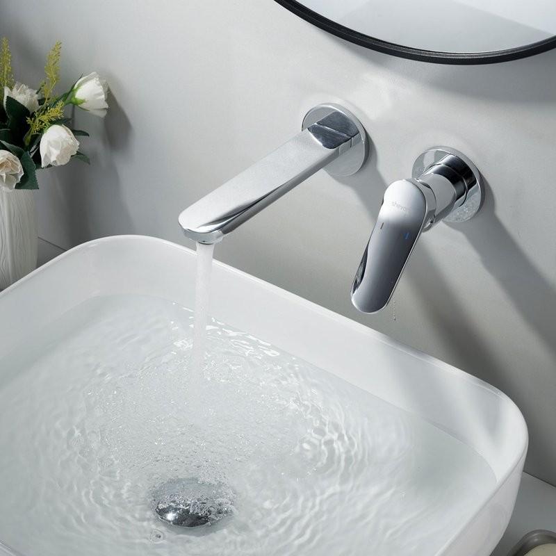 Смеситель для раковины/умывальника встраиваемый Shevanik S4341, хром