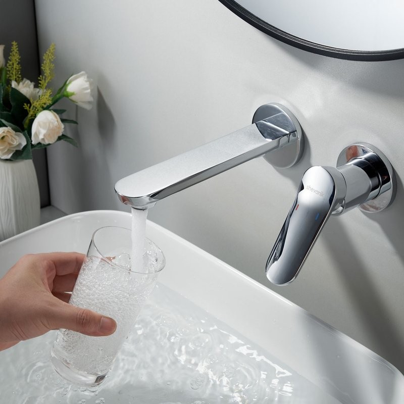 Смеситель для раковины/умывальника встраиваемый Shevanik S4341, хром