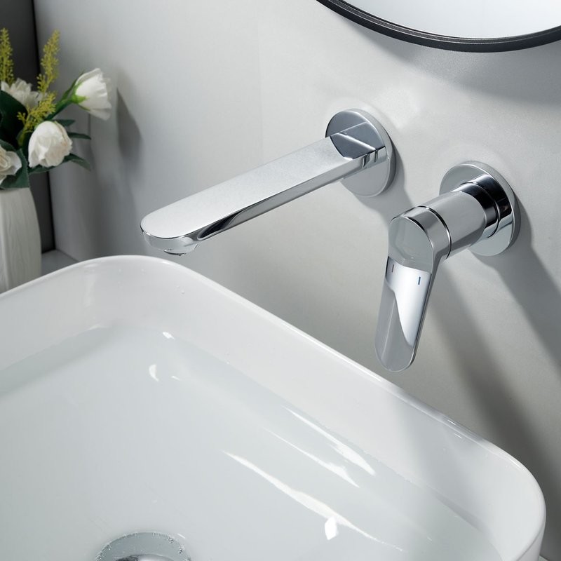 Смеситель для раковины/умывальника встраиваемый Shevanik S4341, хром