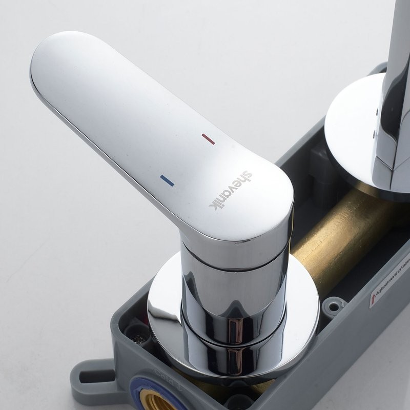 Смеситель для раковины/умывальника встраиваемый Shevanik S4341, хром