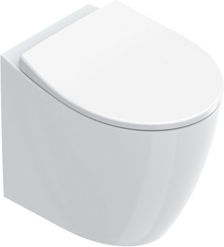 Унитаз приставной напольный Catalano Italy 0712520001 с микролифтом