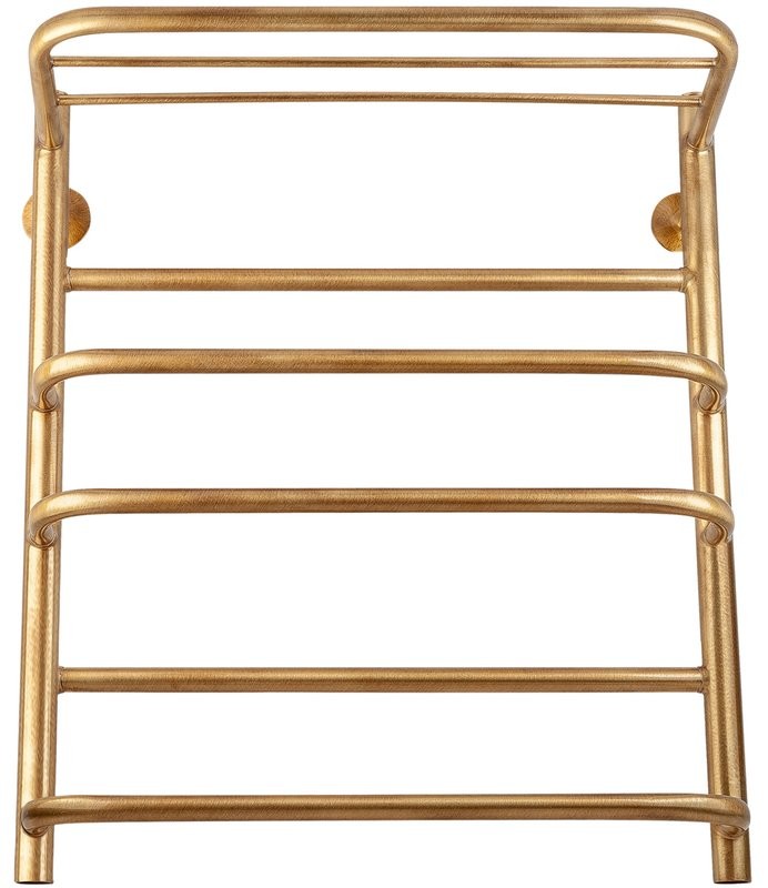 Полотенцесушитель водяной Secado Верона 2 75x55 см, бронза, лесенка, латунь, с полкой