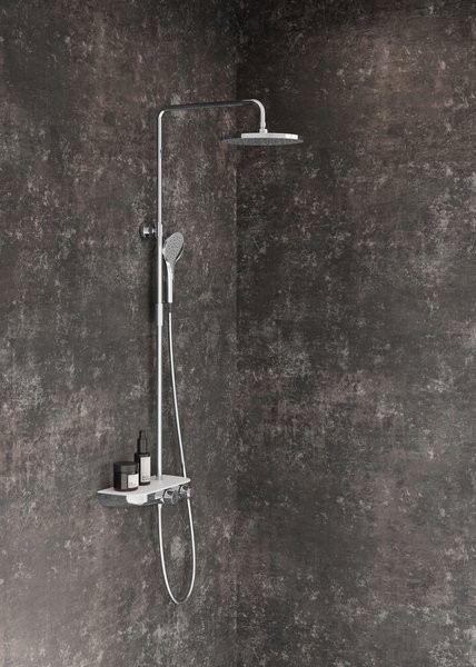 Душевая стойка Ravak Termo 300 TE 094.01/150 хром, белая