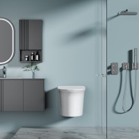 Унитаз подвесной Abber Bequem AC1124P с микролифтом, белый