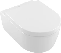 Унитаз подвесной Villeroy & Boch Avento 5656HR01 alpin, безободковый