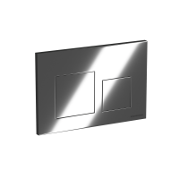 Комплект Ceramicanova Унитаз подвесной Ulma Rimless CN4006 безободковый, с микролифтом + Инсталляция Balance CN121002CH с кнопкой Square глянцевый хром