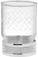 Стакан Boheme Royal Cristal Chrome настольный