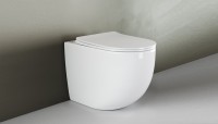Унитаз приставной напольный Ceramicanova Mia CN1810 с микролифтом, безободковый