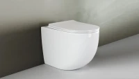 Унитаз приставной напольный Ceramicanova Mia CN1810 с микролифтом, безободковый