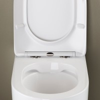 Унитаз приставной напольный Ceramicanova Mia CN1810 с микролифтом, безободковый