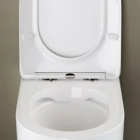 Унитаз приставной напольный Ceramicanova Mia CN1810 с микролифтом, безободковый