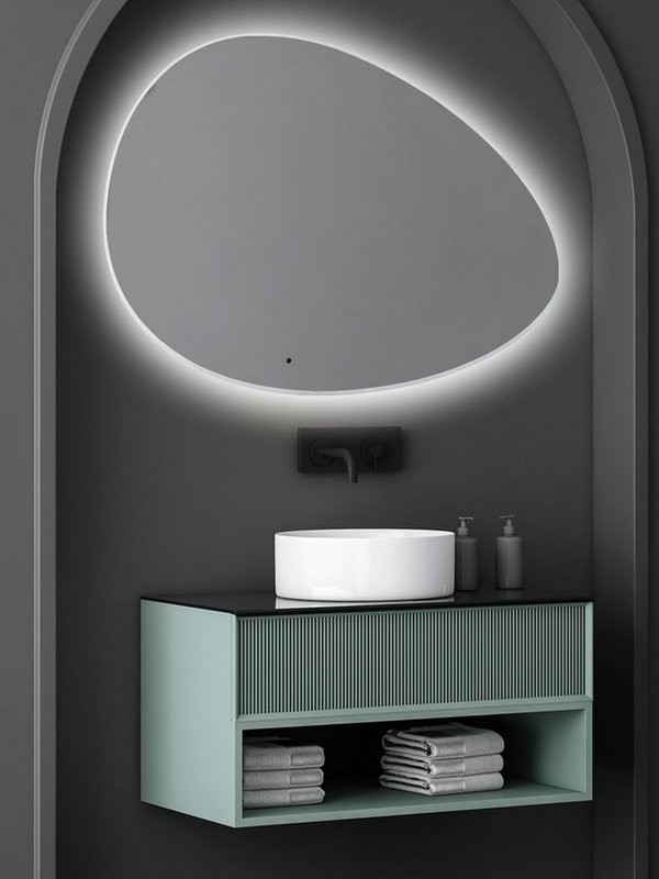 Зеркало Abber Kontur AG6301SCL-1.2 120х80 см, с подсветкой