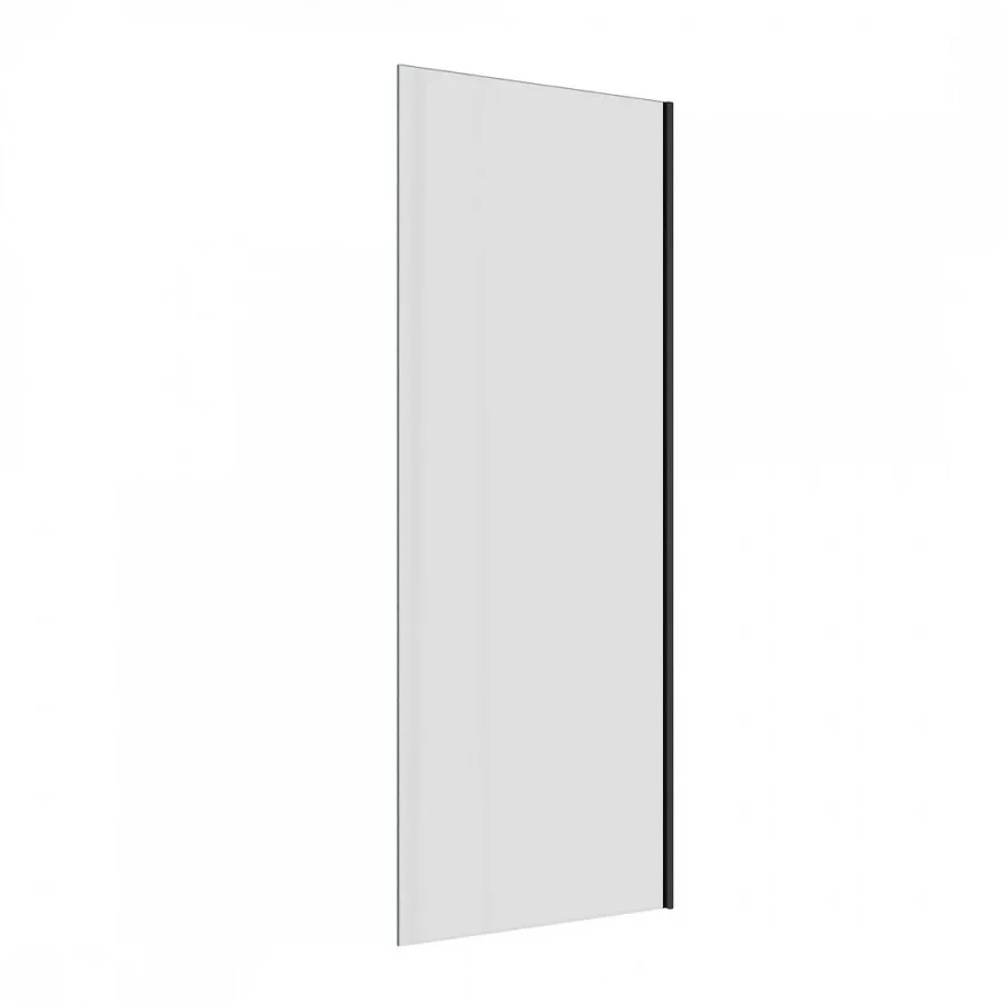 Шторка на ванну 60x140 Maretti Project Black PB41F6014099, черный профиль