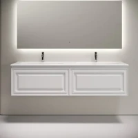 Тумба с раковиной Sancos Very 160 подвесная, bianco, раковина CN7023