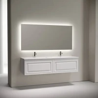 Тумба с раковиной Sancos Very 160 подвесная, bianco, раковина CN7023