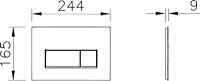 Кнопка смыва VitrA Root Square 740-2324 золото