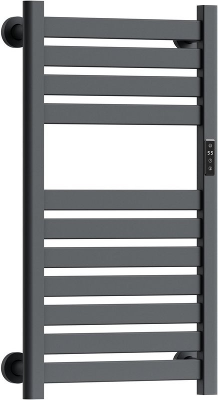 Полотенцесушитель электрический Bauedge Elite AF0027 45x80, темно-серый металлик