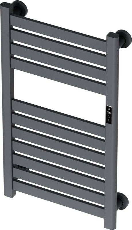 Полотенцесушитель электрический Bauedge Elite AF0027 45x80, темно-серый металлик