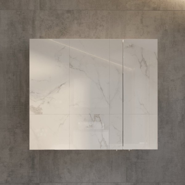 Зеркало-шкаф VitrA Mia 80 глянцевый белый