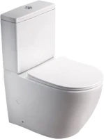 Унитаз-компакт напольный SantiLine SL-5016 безободковый, с микролифтом