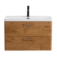 Тумба под раковину BelBagno Due 80 подвесная, rovere nature