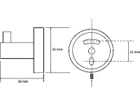 Крючок Bemeta Amber 155106022 Крючок Bemeta Amber 155106022
