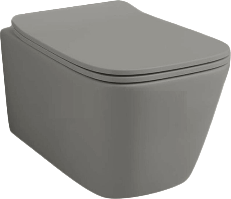 Унитаз подвесной ArtCeram A16 Rimless ASV003 15 00 безободковый, с микролифтом, grigio oliva