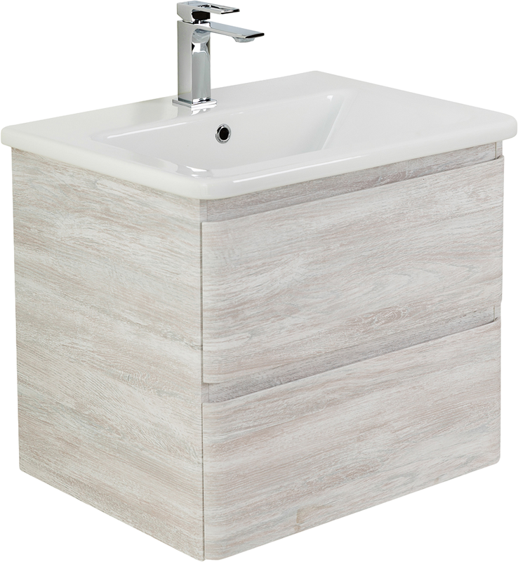 Тумба под раковину BelBagno Albano-Cer 50 подвесная, rovere vintage bianco