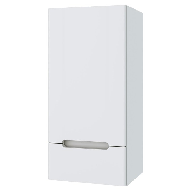 Шкаф в ванную Runo Парма 40 подвесной, глянцевый белый