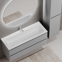 Мебель для ванной комнаты Sancos Folk 120 ergraut soft